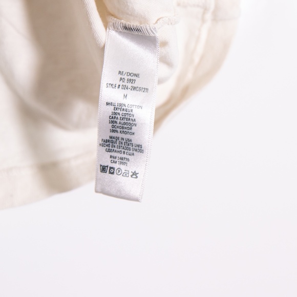 Re/Done Be The Sunshine Classic Graphic Print Cotton Short Sleeve Tee Shirt M - Picture 3 of 4